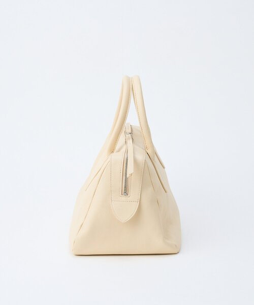 Whim Gazette（ウィムガゼット）の「【Hoaw.】ボウリングバッグ（トートバッグ・レディース・オフホワイト/ブラック/ライトベージュ/ブラウン・FREE）」の17枚目の写真