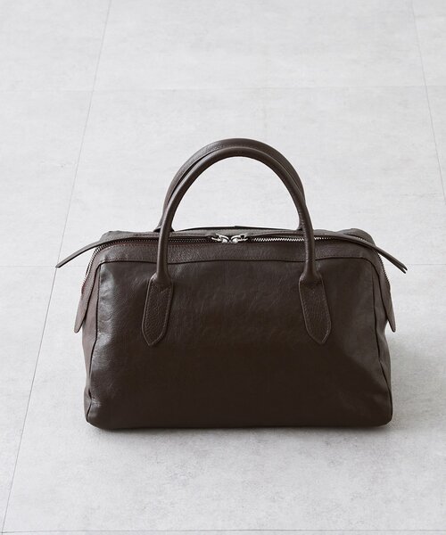 Whim Gazette（ウィムガゼット）の「【Hoaw.】ボウリングバッグ（トートバッグ・レディース・オフホワイト/ブラック/ライトベージュ/ブラウン・FREE）」の21枚目の写真