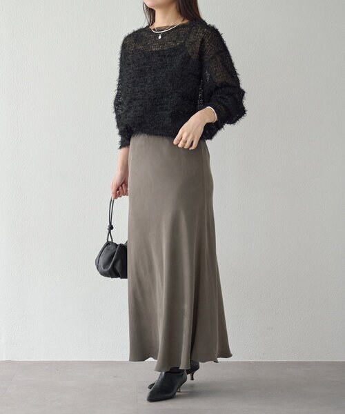 BEARDSLEY(ビアズリー)の「フェザーチュールブラウス(シャツ/ブラウス・レディース・ブラック/ホワイト・FREE)」の14枚目の写真