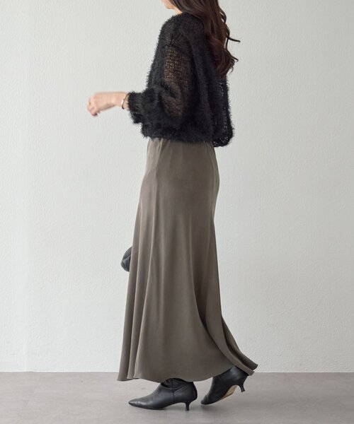 BEARDSLEY(ビアズリー)の「フェザーチュールブラウス(シャツ/ブラウス・レディース・ブラック/ホワイト・FREE)」の15枚目の写真