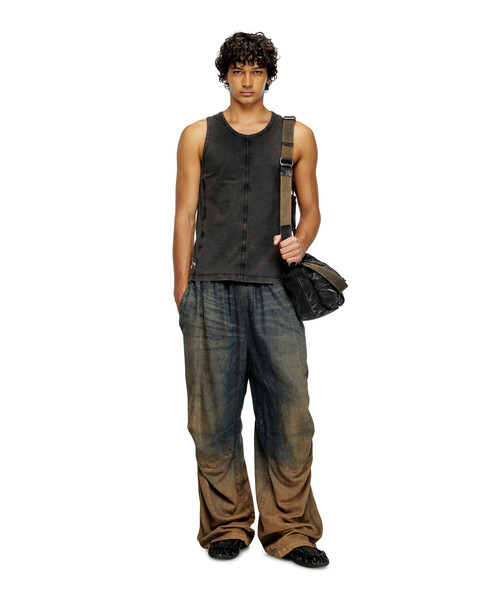 DIESEL（ディーゼル）の「メンズ バケットバッグ MULTI-PKTS MULTI-PKTS BUCKET X（ショルダーバッグ・メンズ・ブラック・FREE）」の7枚目の写真