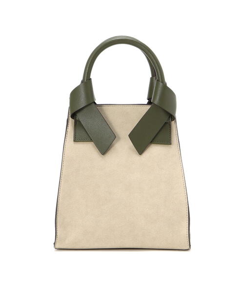 NATURAL BEAUTY BASIC（ナチュラルビューティーベーシック）の「◇リボンハンドルトートバッグ（トートバッグ・レディース・ブラウン系その他/ベージュ系その他/レッド/ブラック・ﾌﾘ-）」の13枚目の写真