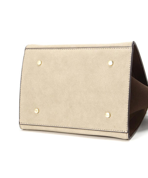 NATURAL BEAUTY BASIC（ナチュラルビューティーベーシック）の「◇リボンハンドルトートバッグ（トートバッグ・レディース・ブラウン系その他/ベージュ系その他/レッド/ブラック・ﾌﾘ-）」の8枚目の写真