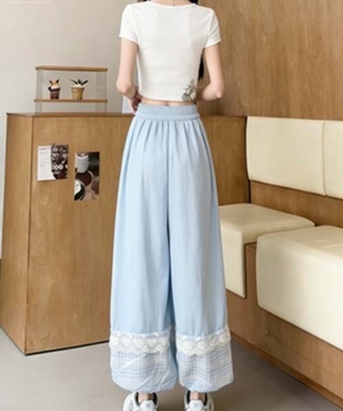 gossip!ロサンゼルス(ゴシップロサンゼルス)の「裾レース フェミニンアラジンパンツ(その他パンツ・レディース・ブルー/グリーン/イエロー・S/M)」の16枚目の写真