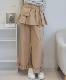 Birthday room(o[XfC[)̃C[hXJ[gpc/layered skirt pants(̑pc)