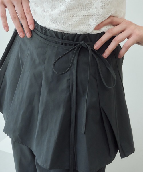Birthday room(バースデイルーム)の「レイヤードスカートパンツ/layered skirt pants(その他パンツ・レディース・ベージュ/グレー/ブラック・FREE)」の19枚目の写真