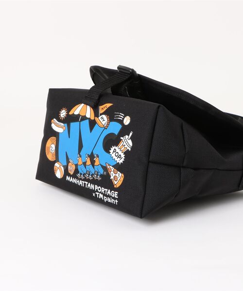 Manhattan Portage(マンハッタンポーテージ)の「NYLON MESSENGER BAG JR (SM) BP W/DIV TMP(メッセンジャーバッグ・メンズ・ブラック・SMALL)」の7枚目の写真