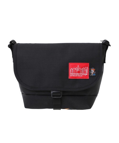 Manhattan Portage(マンハッタンポーテージ)の「NYLON MESSENGER BAG JR (SM) BP W/DIV TMP(メッセンジャーバッグ・メンズ・ブラック・SMALL)」の19枚目の写真