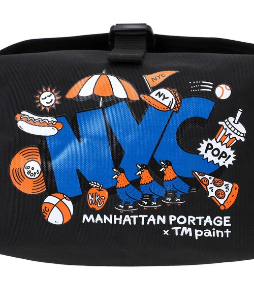 Manhattan Portage(マンハッタンポーテージ)の「NYLON MESSENGER BAG JR (SM) BP W/DIV TMP(メッセンジャーバッグ・メンズ・ブラック・SMALL)」の11枚目の写真