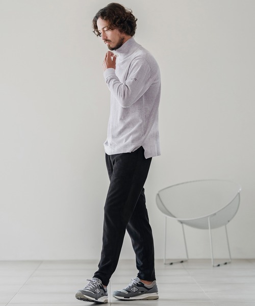 CALL&RESPONSE(コールアンドレスポンス)の「mp13886-ロングパンツ-スエードライク(その他パンツ・メンズ・ネイビー/ブラック・1/2/4/5)」の7枚目の写真