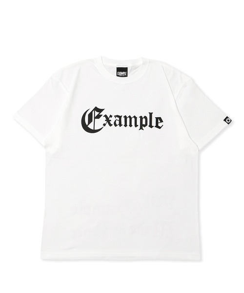 EXAMPLE(エグザンプル)の「EXAMPLE OE LOGO COLLEGE S/S TEE(Tシャツ/カットソー・メンズ・ブラック/ホワイト・XXL/XL/L/M)」の6枚目の写真