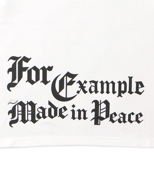 EXAMPLE(エグザンプル)の「EXAMPLE OE LOGO COLLEGE S/S TEE(Tシャツ/カットソー・メンズ・ブラック/ホワイト・XXL/XL/L/M)」の9枚目の写真