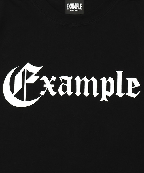 EXAMPLE(エグザンプル)の「EXAMPLE OE LOGO COLLEGE S/S TEE(Tシャツ/カットソー・メンズ・ブラック/ホワイト・XXL/XL/L/M)」の13枚目の写真