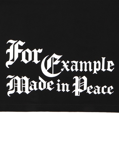 EXAMPLE(エグザンプル)の「EXAMPLE OE LOGO COLLEGE S/S TEE(Tシャツ/カットソー・メンズ・ブラック/ホワイト・XXL/XL/L/M)」の14枚目の写真
