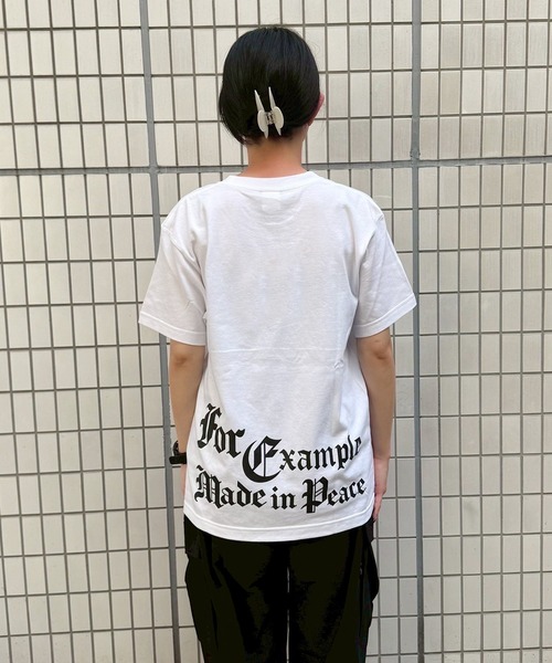 EXAMPLE(エグザンプル)の「EXAMPLE OE LOGO COLLEGE S/S TEE(Tシャツ/カットソー・メンズ・ブラック/ホワイト・XXL/XL/L/M)」の17枚目の写真