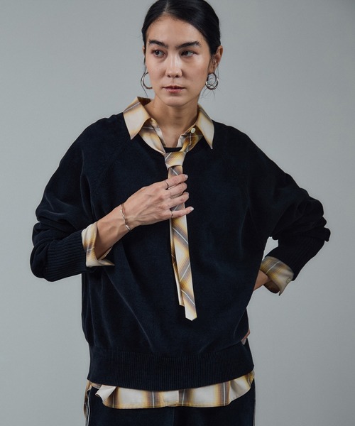 セール】Shuttlenotesオンブレチェックネクタイシャツ（シャツ