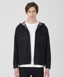 新品　BURBERRY　ブルーレーベルクレストブリッジ ジップアップパーカー ダンボールジップアップブルゾンパーカー（ジャケット/ブルゾン