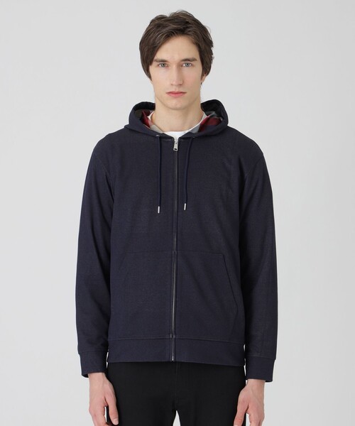 BLACK LABEL CRESTBRIDGE（ブラックレーベル・クレストブリッジ）の「【一部店舗限定】ライトバックチェックパーカー（パーカー・メンズ・ネイビー/ブラック/ベージュ系その他・L/XL/M）」の14枚目の写真