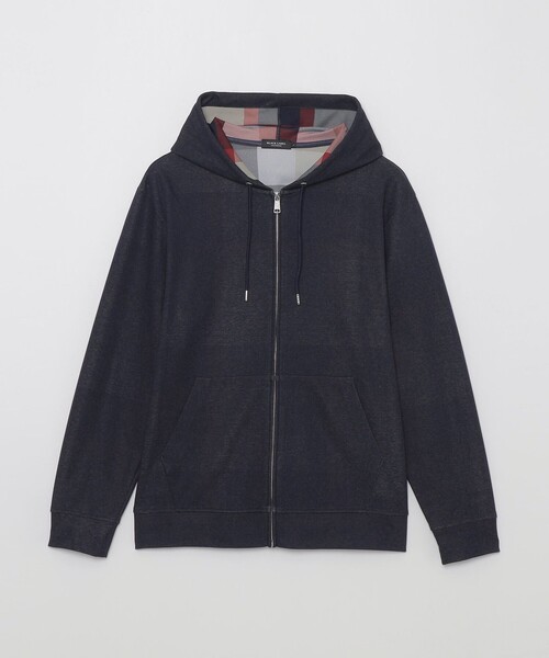 BLACK LABEL CRESTBRIDGE（ブラックレーベル・クレストブリッジ）の「【一部店舗限定】ライトバックチェックパーカー（パーカー・メンズ・ネイビー/ブラック/ベージュ系その他・L/XL/M）」の18枚目の写真