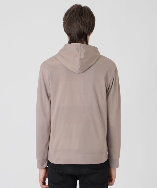 BLACK LABEL CRESTBRIDGE（ブラックレーベル・クレストブリッジ）の「【一部店舗限定】ライトバックチェックパーカー（パーカー・メンズ・ネイビー/ブラック/ベージュ系その他・L/XL/M）」の4枚目の写真