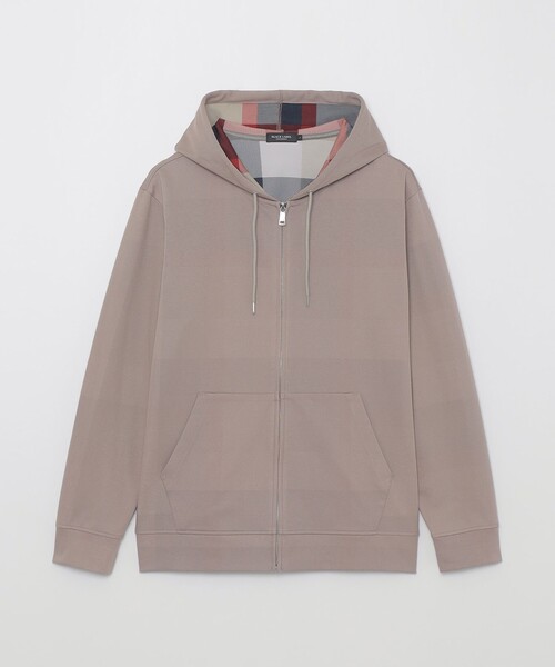 BLACK LABEL CRESTBRIDGE（ブラックレーベル・クレストブリッジ）の「【一部店舗限定】ライトバックチェックパーカー（パーカー・メンズ・ネイビー/ブラック/ベージュ系その他・L/XL/M）」の6枚目の写真