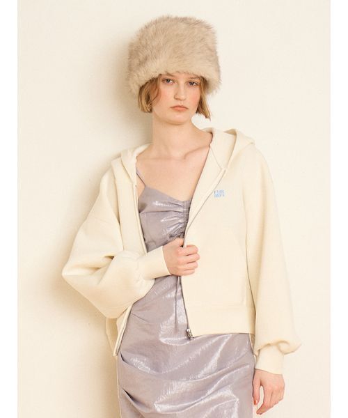 WEB・一部店舗限定カラー】ロゴ刺繍ジップアップフーディー（パーカー