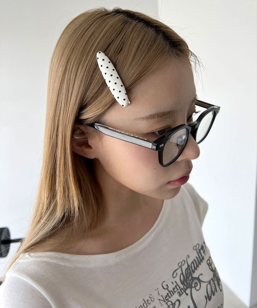 ヘアピン 2pcs SET】クッション ドット ヘアピン（ヘアピン）｜4INT