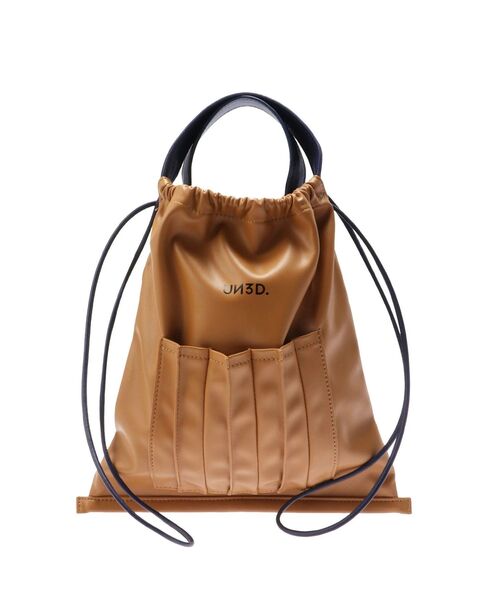 UN3D.（アンスリード）の「FAKE LEATHER ORIGAMI 2WAYPURSE / フェイクレザーオリガミ2WAYパース（ショルダーバッグ・レディース・その他1/ブラック・FREE）」の15枚目の写真