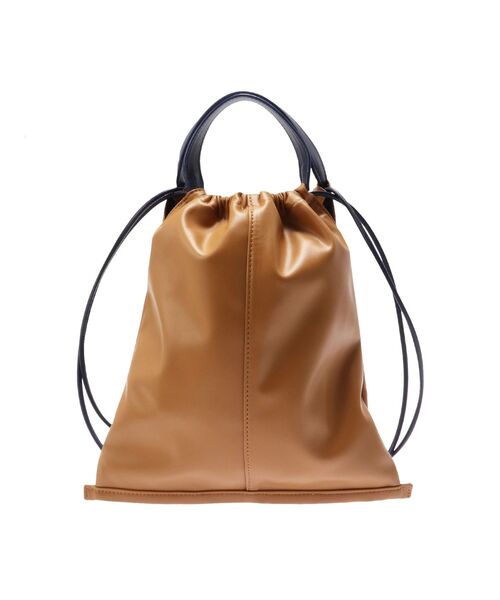 UN3D.（アンスリード）の「FAKE LEATHER ORIGAMI 2WAYPURSE / フェイクレザーオリガミ2WAYパース（ショルダーバッグ・レディース・その他1/ブラック・FREE）」の17枚目の写真