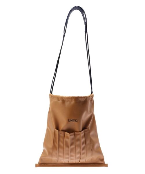 UN3D.（アンスリード）の「FAKE LEATHER ORIGAMI 2WAYPURSE / フェイクレザーオリガミ2WAYパース（ショルダーバッグ・レディース・その他1/ブラック・FREE）」の20枚目の写真