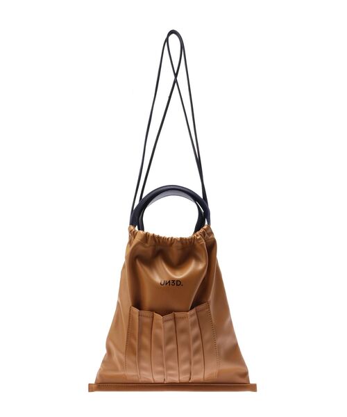 UN3D.（アンスリード）の「FAKE LEATHER ORIGAMI 2WAYPURSE / フェイクレザーオリガミ2WAYパース（ショルダーバッグ・レディース・その他1/ブラック・FREE）」の21枚目の写真