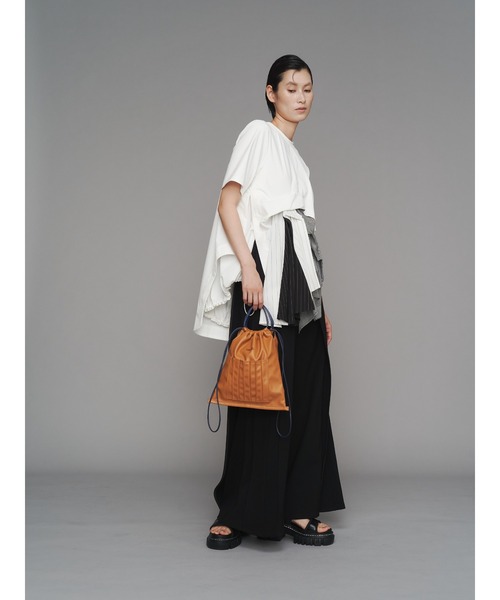 UN3D.（アンスリード）の「FAKE LEATHER ORIGAMI 2WAYPURSE / フェイクレザーオリガミ2WAYパース（ショルダーバッグ・レディース・その他1/ブラック・FREE）」の10枚目の写真