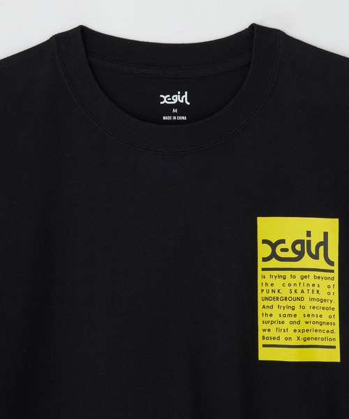 X-girl（エックスガール）の「Tシャツワンピース（ワンピース・レディース・ライトパープル・M）」の5枚目の写真