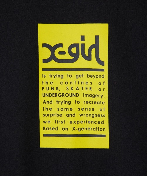 X-girl（エックスガール）の「Tシャツワンピース（ワンピース・レディース・ライトパープル・M）」の6枚目の写真