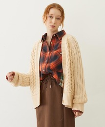 MILKFED. | CABLE KNIT CARDIGAN(カーディガン/ボレロ)