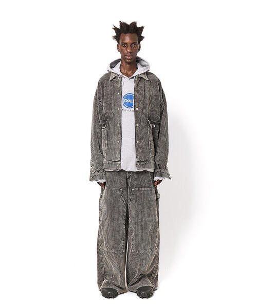 L.H.P(エルエイチピー)の「DankeSchon/ダンケシェーン/BALLOON HOODIE(パーカー・メンズ・ブラック/グレー・M/L)」の19枚目の写真