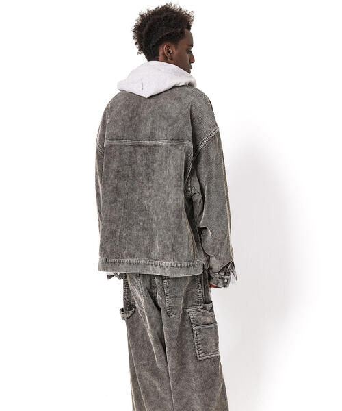 L.H.P(エルエイチピー)の「DankeSchon/ダンケシェーン/BALLOON HOODIE(パーカー・メンズ・ブラック/グレー・M/L)」の20枚目の写真