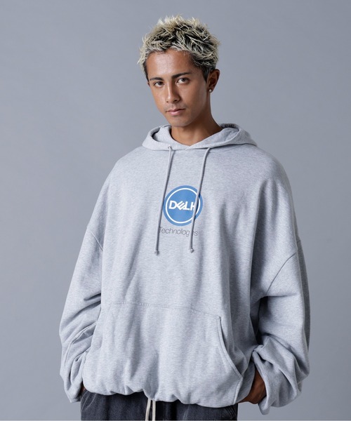 L.H.P(エルエイチピー)の「DankeSchon/ダンケシェーン/BALLOON HOODIE(パーカー・メンズ・ブラック/グレー・M/L)」の2枚目の写真