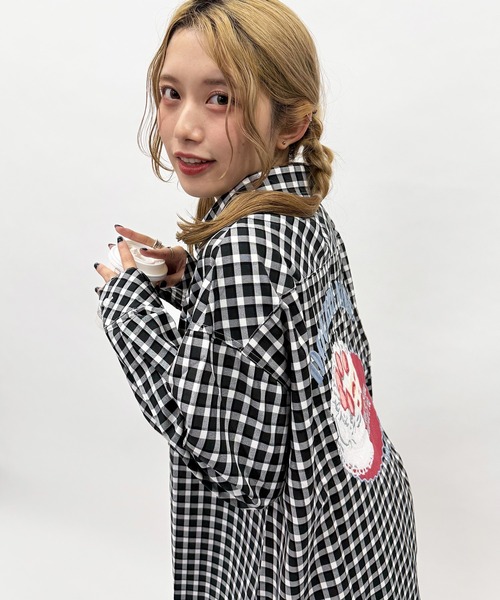 DOUBLE NAME（ダブルネーム）の「ギンガムチェックBACK刺しゅう