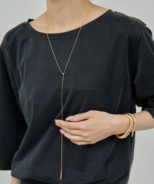 GALLARDAGALANTE（ガリャルダガランテ）の「ドロップY字ネックレス（ネックレス・レディース・シルバー/ゴールド・FREE）」の5枚目の写真