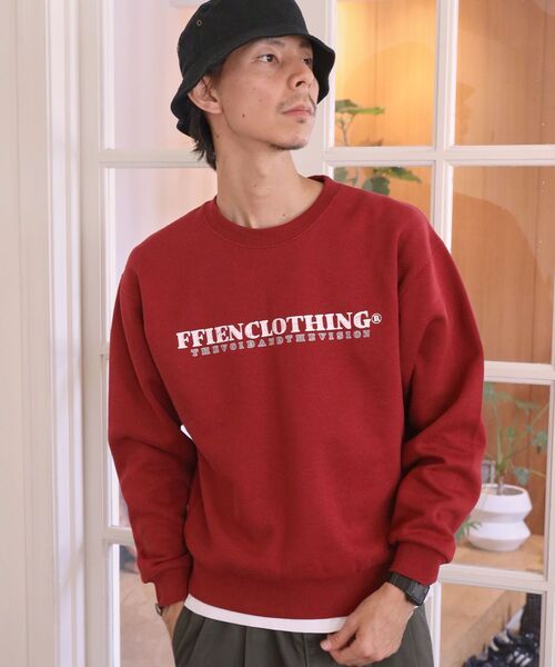 FFEIN(フェイン)の「【FFEIN(フェイン)】ヘビーウエイトスケッチロゴスウェット / 裏起毛 スウェット カジュアル ストリート(スウェット・メンズ・アッシュグレー/ワイン/ブラック/ネイビー・MEDIUM/SMALL/LARGE)」の6枚目の写真