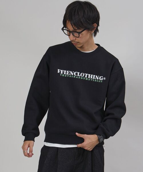 FFEIN(フェイン)の「【FFEIN(フェイン)】ヘビーウエイトスケッチロゴスウェット / 裏起毛 スウェット カジュアル ストリート(スウェット・メンズ・アッシュグレー/ワイン/ブラック/ネイビー・MEDIUM/SMALL/LARGE)」の13枚目の写真