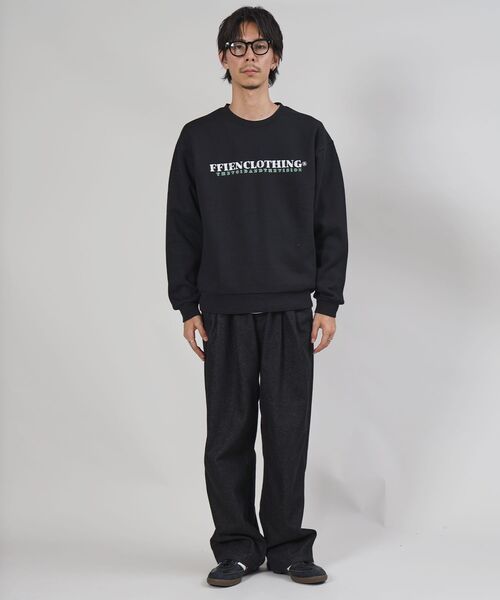 FFEIN(フェイン)の「【FFEIN(フェイン)】ヘビーウエイトスケッチロゴスウェット / 裏起毛 スウェット カジュアル ストリート(スウェット・メンズ・アッシュグレー/ワイン/ブラック/ネイビー・MEDIUM/SMALL/LARGE)」の15枚目の写真