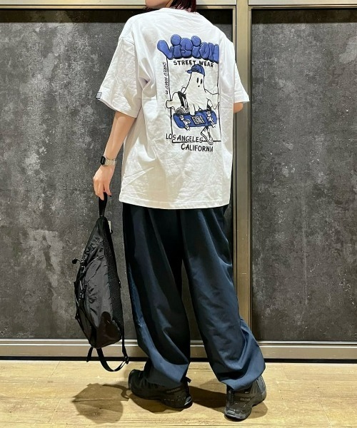 Right-on(ライトオン)の「【店舗で売れてます】【VISION STREET WEAR】ゴーストプリントTシャツ(Tシャツ/カットソー・メンズ・ブラック/グレー/ホワイト・L/XL/M)」の15枚目の写真