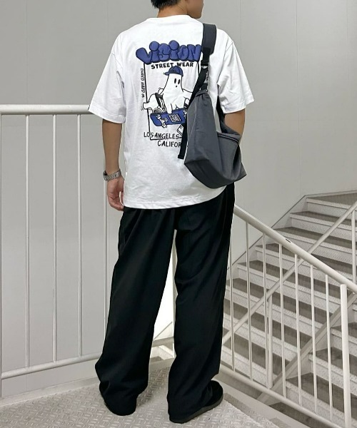 Right-on(ライトオン)の「【店舗で売れてます】【VISION STREET WEAR】ゴーストプリントTシャツ(Tシャツ/カットソー・メンズ・ブラック/グレー/ホワイト・L/XL/M)」の9枚目の写真