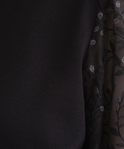 grove(グローブ)の「【二の腕カバー】繊細さと上品さをまとう袖刺繍プルオーバーニット(ニット/セーター・レディース・ピンク系その他/ブラック/グリーン系/オフホワイト・03/02/01/04/05)」の15枚目の写真