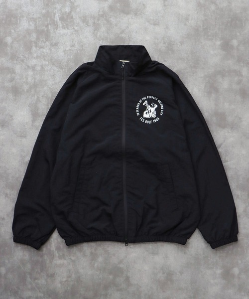THE ENDLESS SUMMER ナイロンジャケット　黒 TES GOLF NYLON TRACK JACKET / ナイロンジャケット（その他アウター