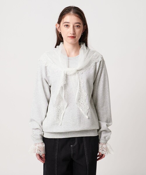 dahl'ia ダリア レースベスト dahl'ia（ダリア）の「別注＜dahl'ia（ダリア）＞フリル ベスト