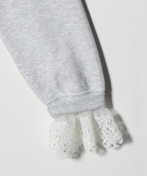 dahl'ia（ダリア）の「【別注】＜dahl’ia＞レーススカーフ スウェット（スウェット・レディース・ブラック/グレー系・FREE）」の15枚目の写真