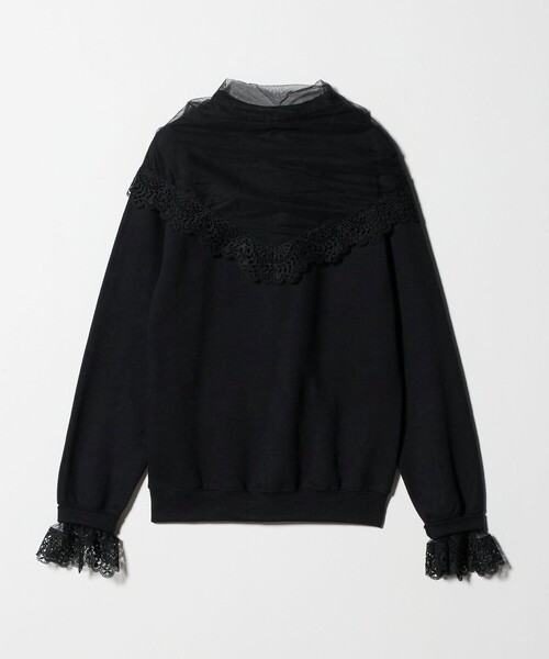 dahl'ia（ダリア）の「【別注】＜dahl’ia＞レーススカーフ スウェット（スウェット・レディース・ブラック/グレー系・FREE）」の21枚目の写真